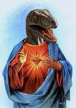 Velociraptor Jesus